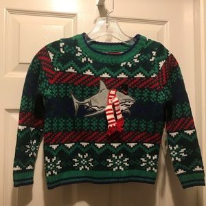 5T Shark Christmas Sweater